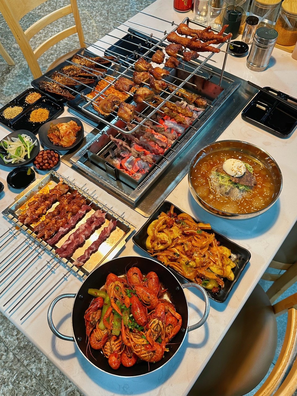 500양꼬치 500烧烤 500 xiên nướng
