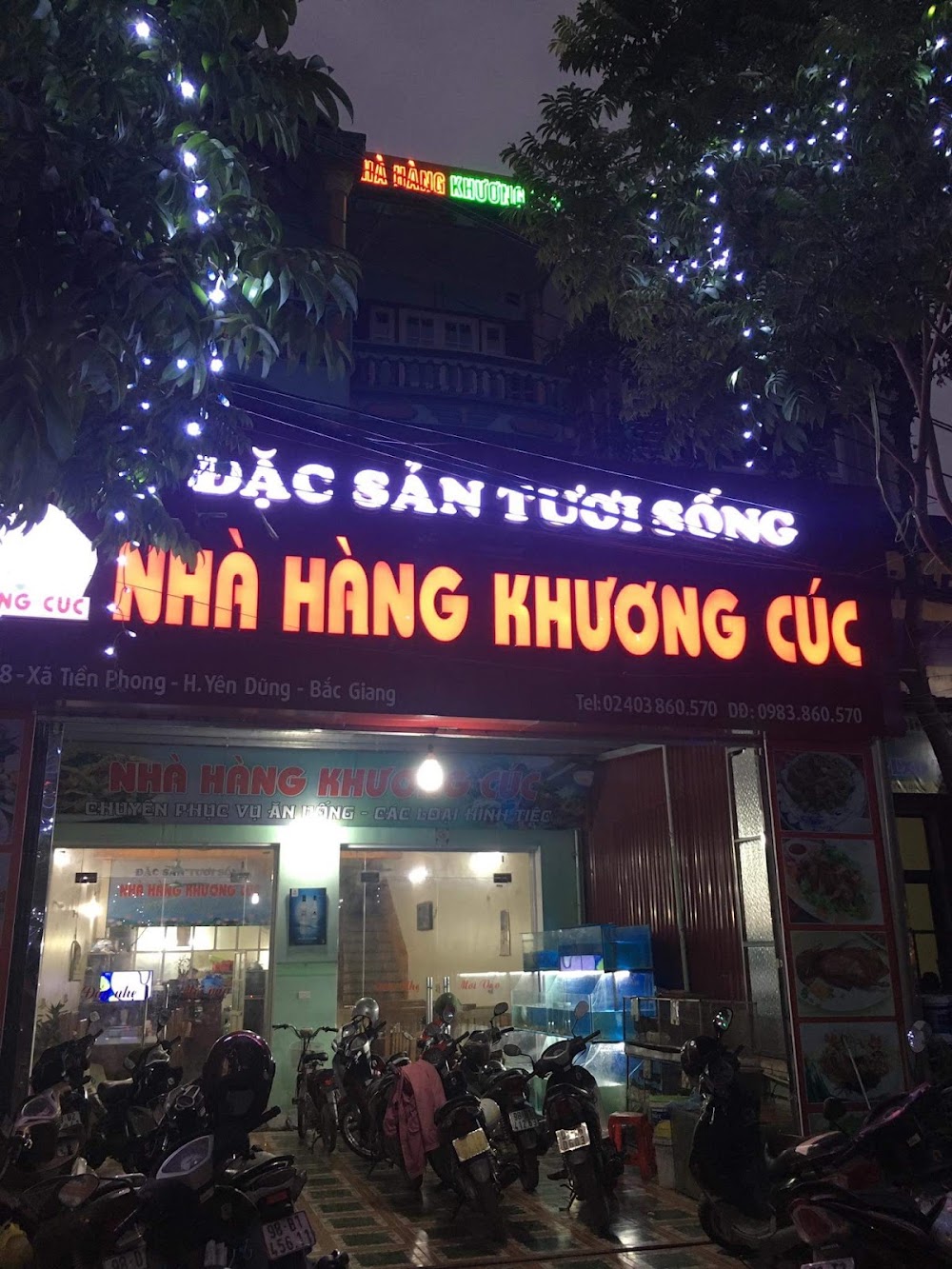 Nhà hàng Khương Cúc – Không gian quán