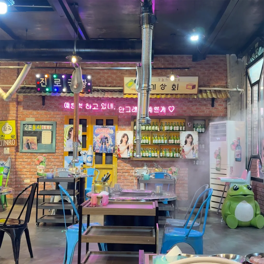 JINRO BBQ, Đại Phúc, Bắc Ninh 진로비비큐 박닌 – Không gian quán