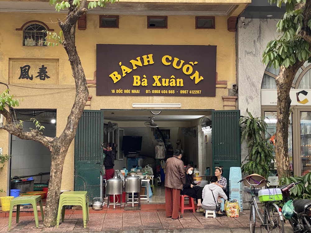 Bánh cuốn Bà Xuân – Không gian quán