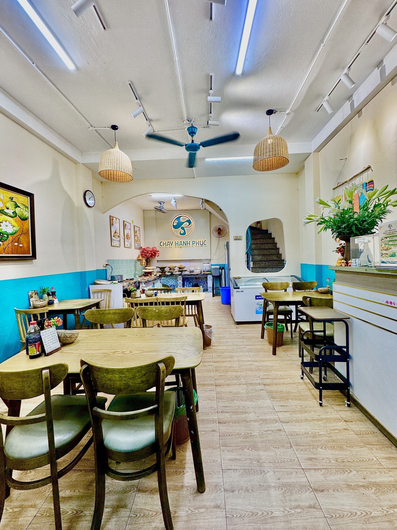 Buffet Chay Hạnh Phúc – Không gian quán