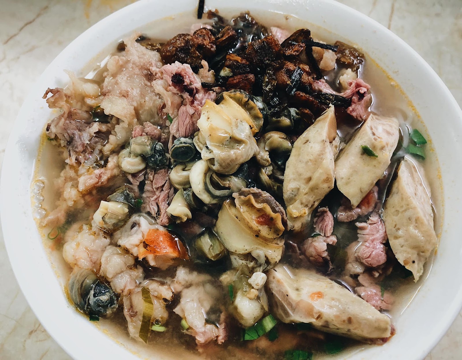 Bún Ốc Tóp Mỡ Cô Lý