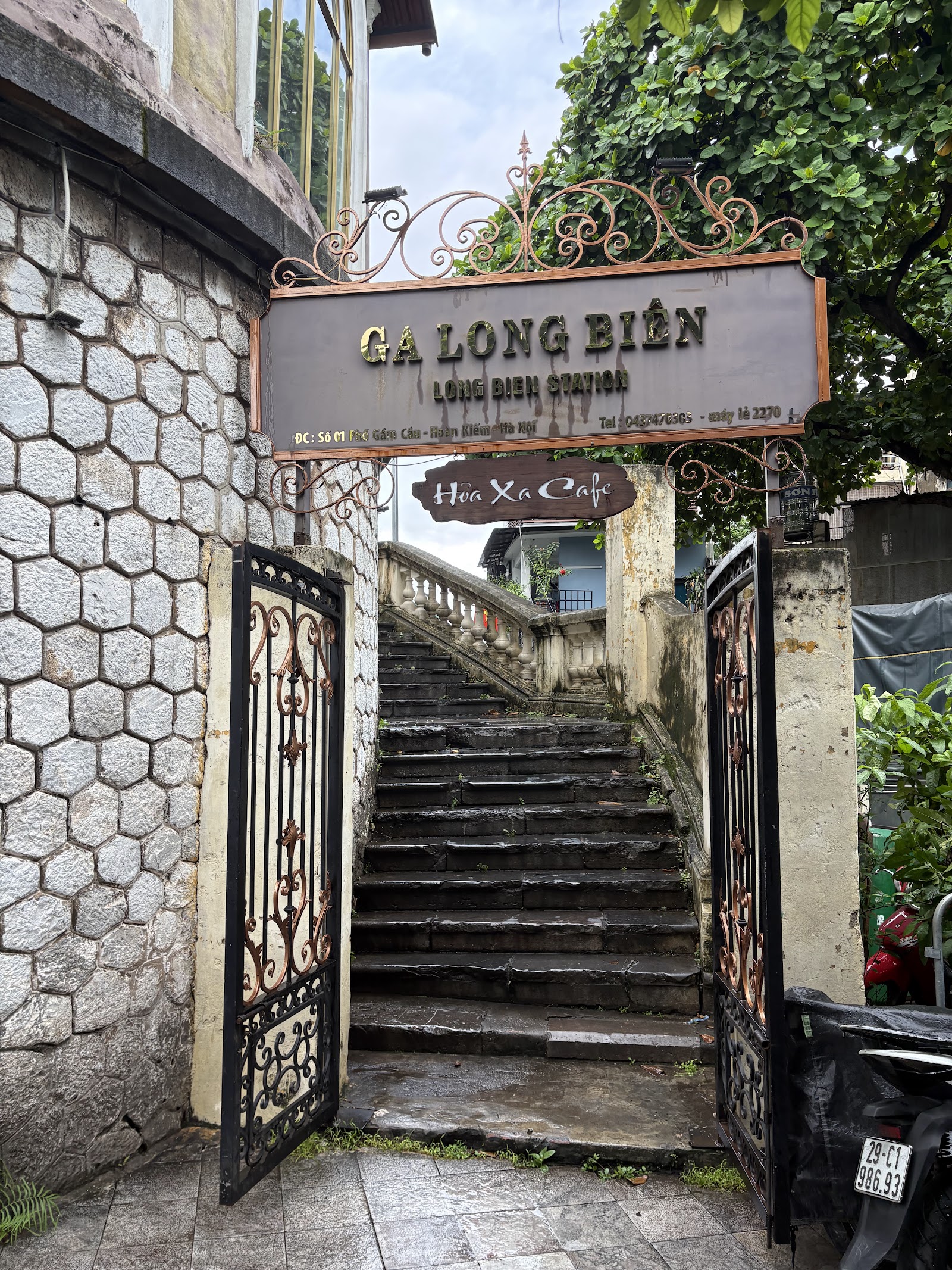 Cafe Hoả Xa – Không gian quán