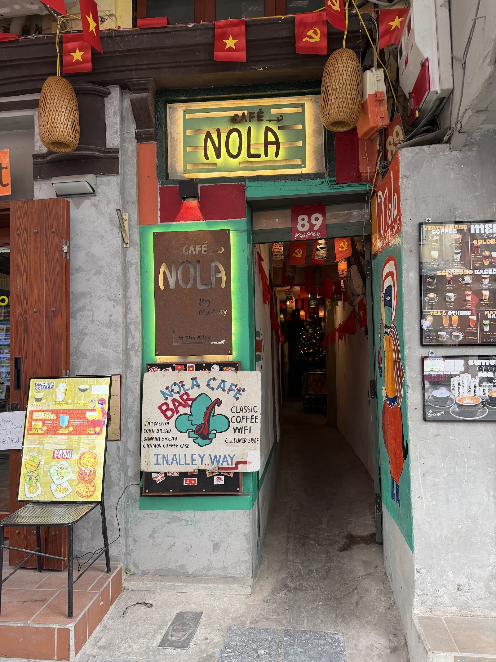 Cafe Nola – Không gian quán