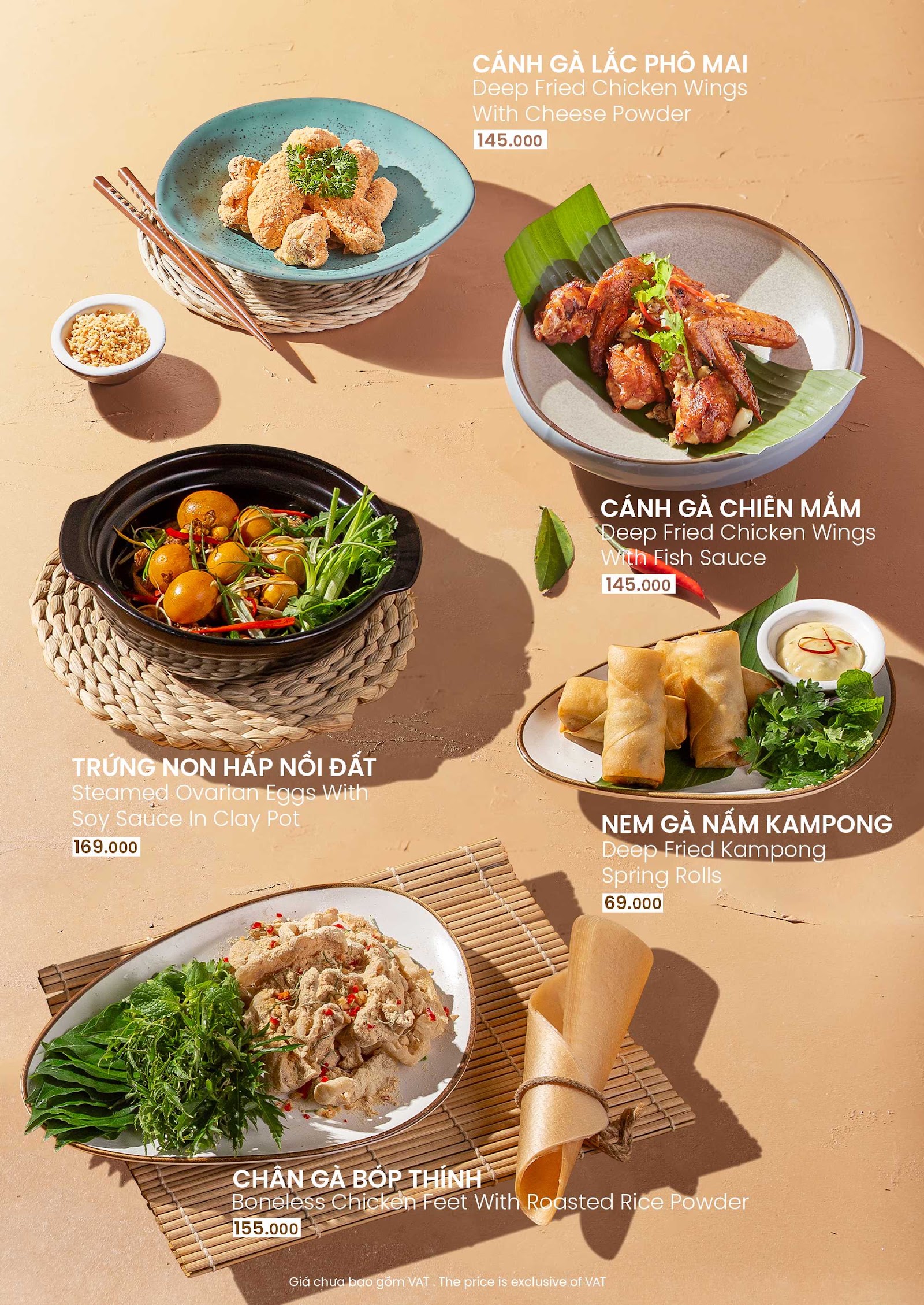 Kampong Chicken House - Cơm gà Hải Nam – Menu của quán