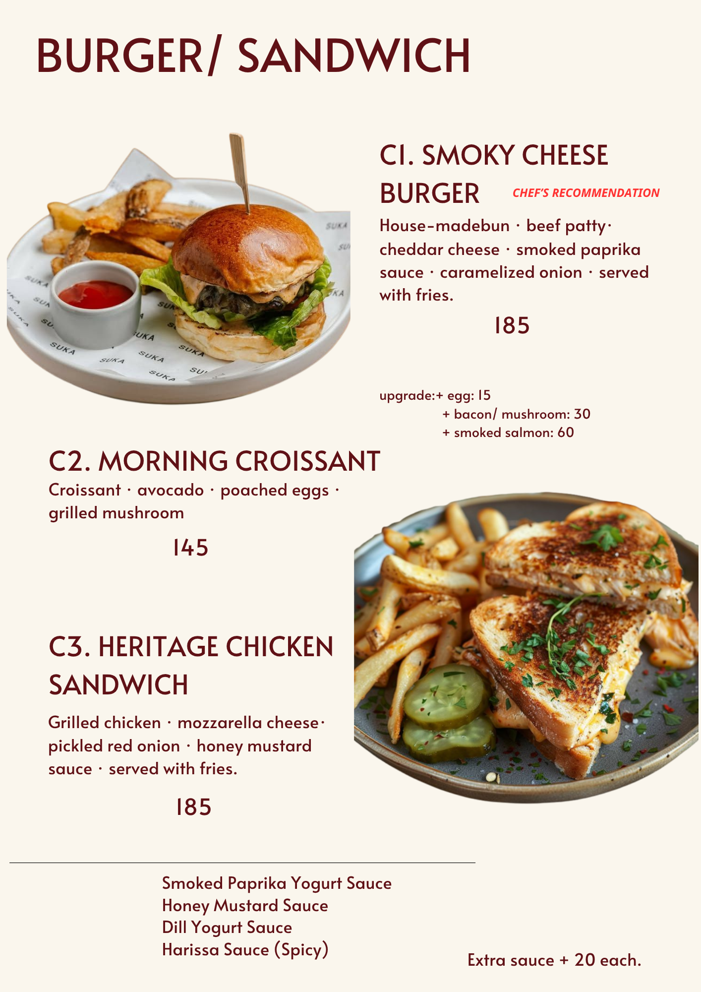 Lang Biang - Breakfast, Brunch & Specialty Coffee and Matcha – Menu của quán