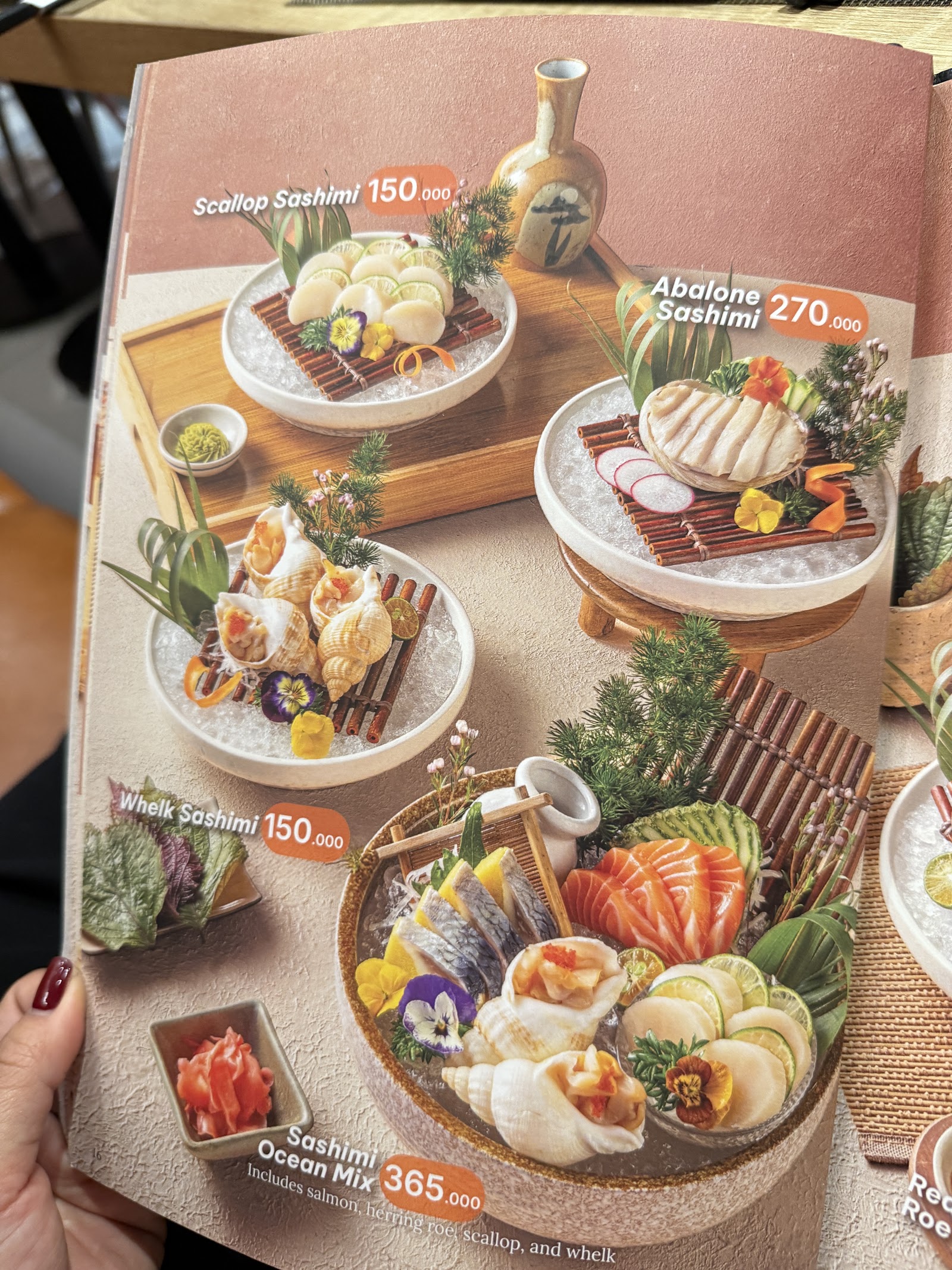 Let's Sushi Hàm Nghi – Menu của quán