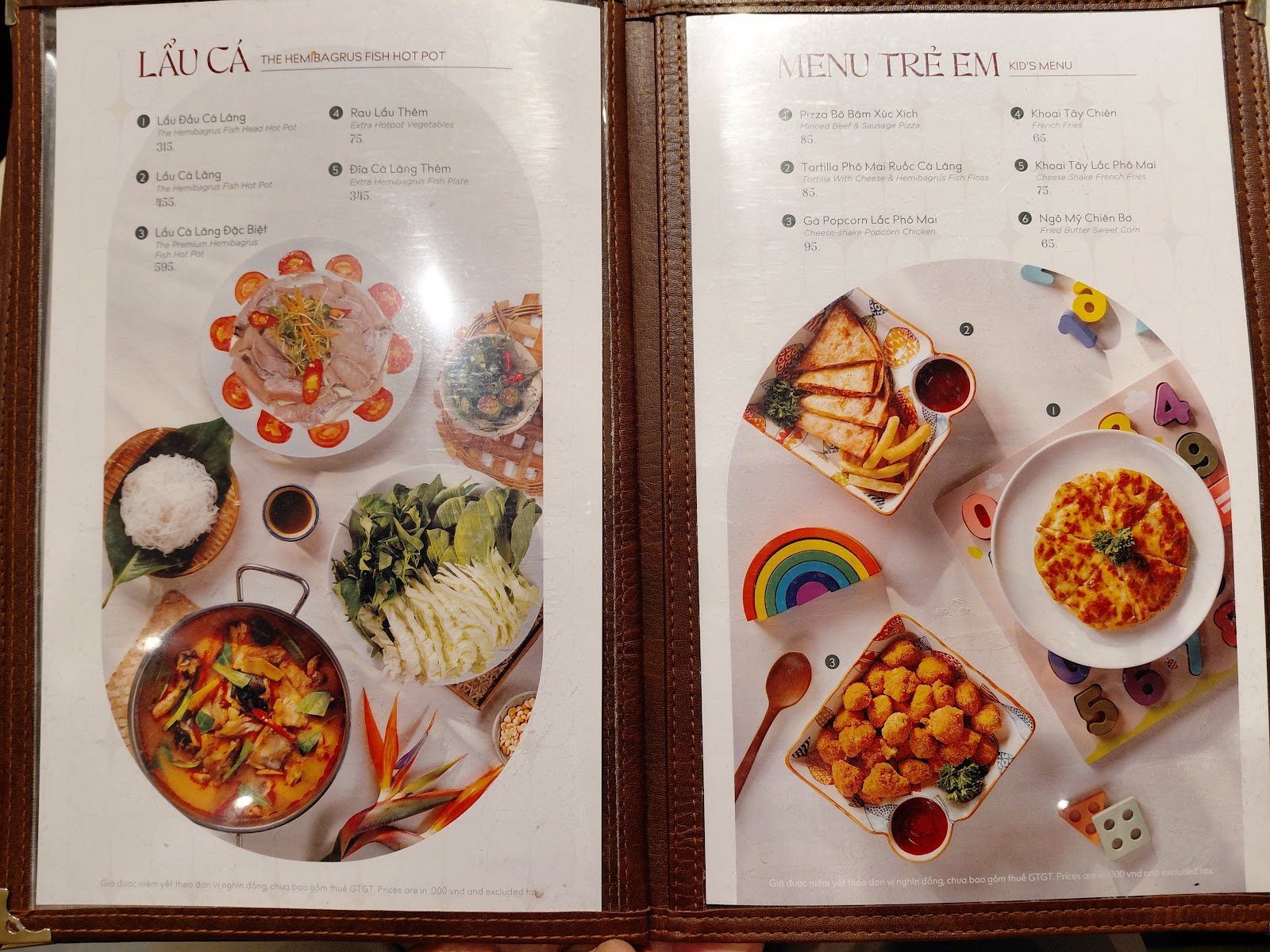Nhà Hàng Chả Cá Hàng Sơn 17T4 – Menu của quán