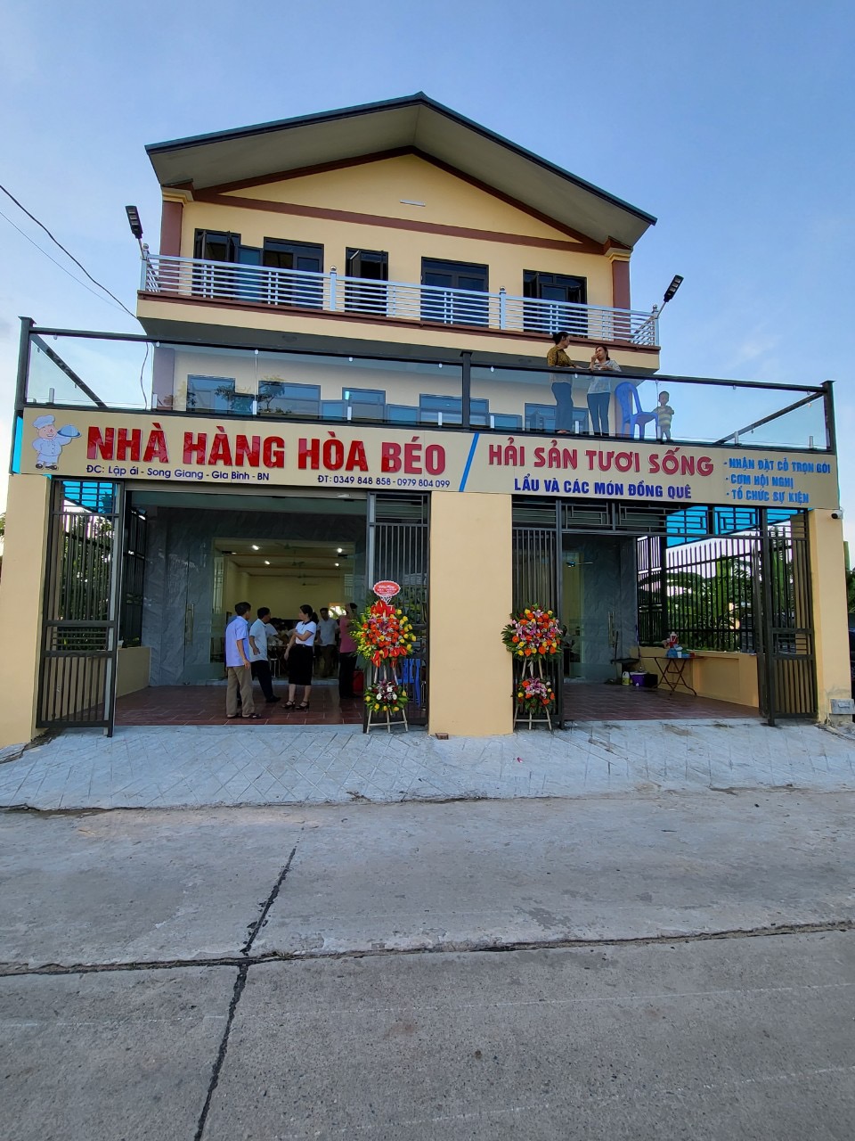 Nhà Hàng Hoà Béo – Không gian quán
