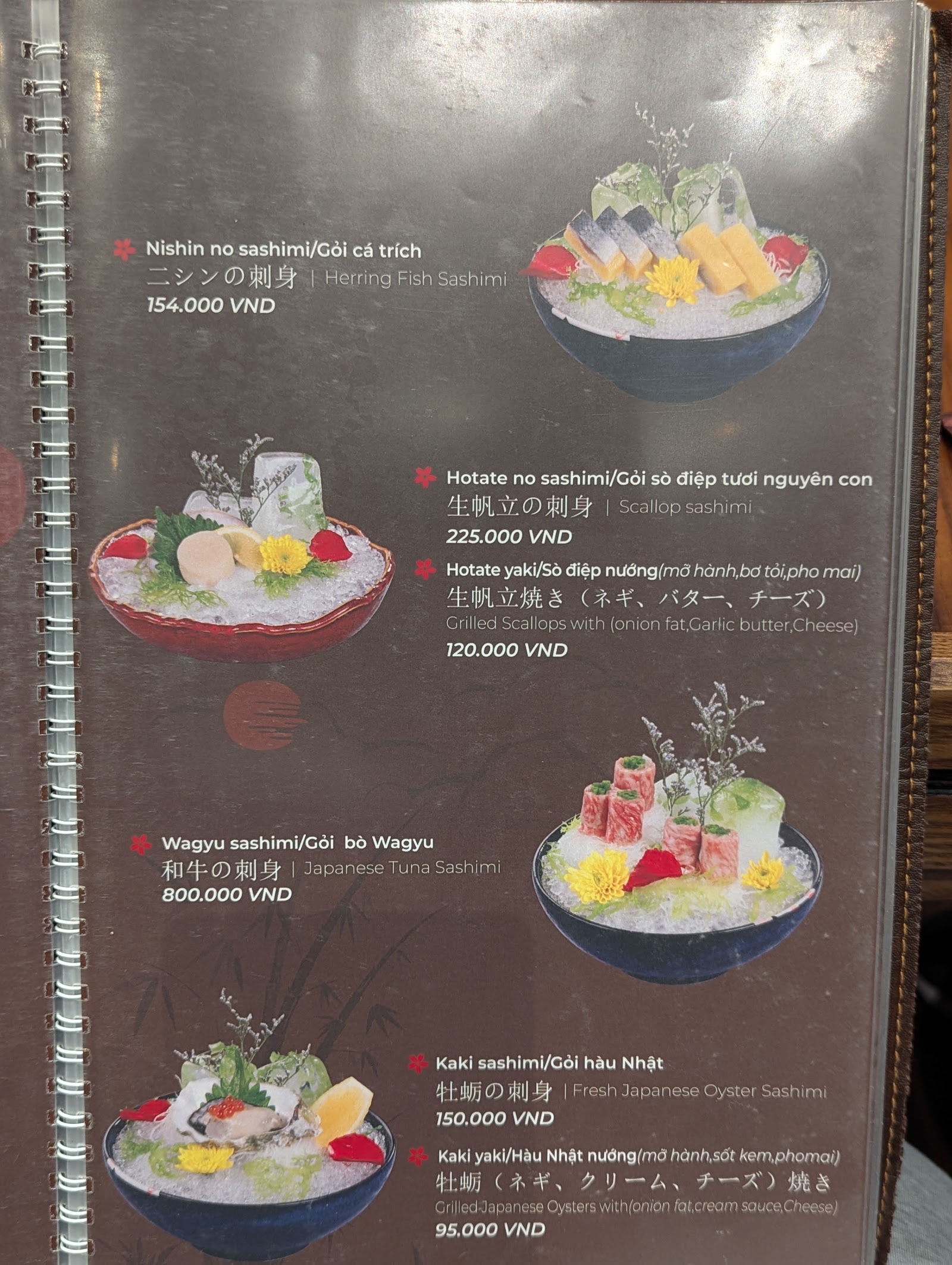 Nhà hàng Nhật bản yokozuna – Menu của quán