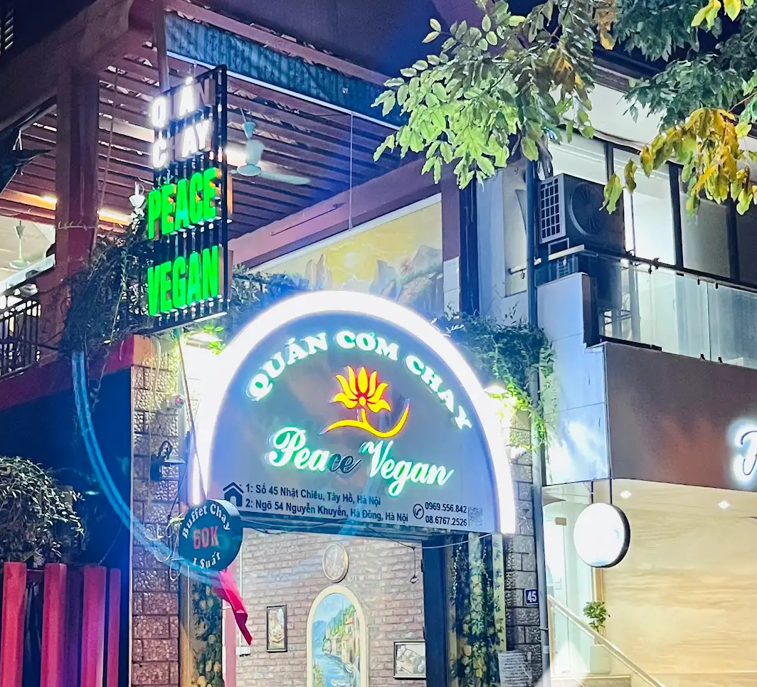 Peace Vegan - Buffet chay và đồ uống - Tây Hồ – Không gian quán