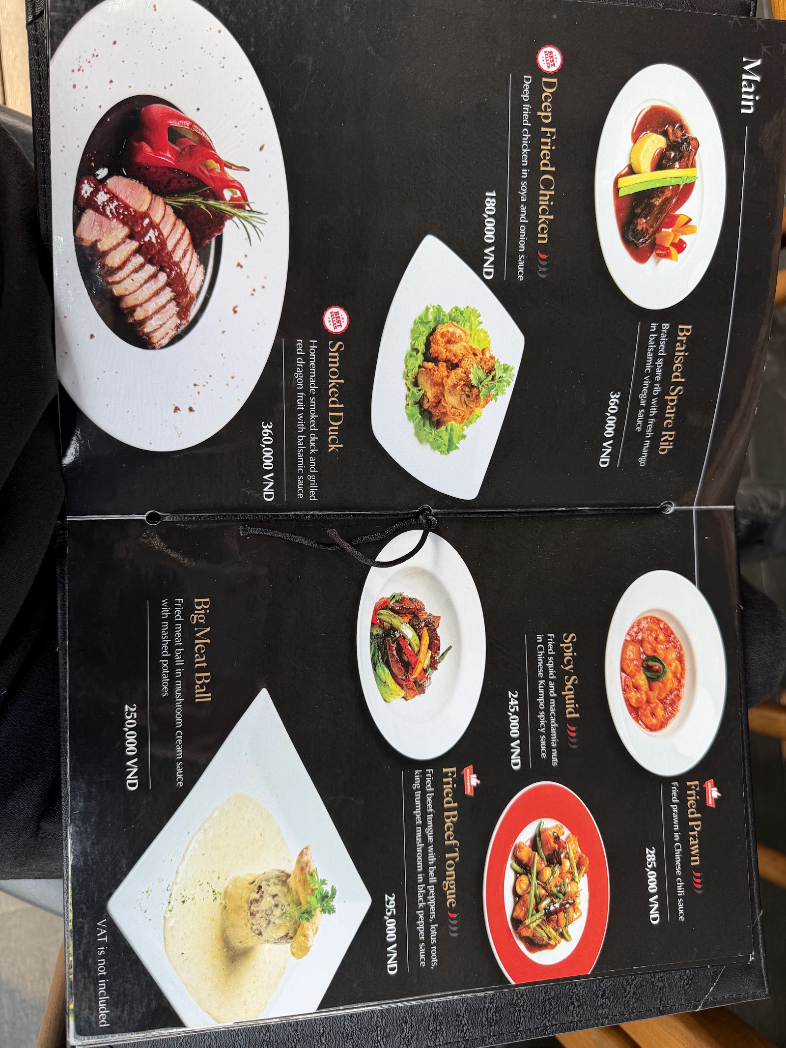 Pépé la poule – Menu của quán
