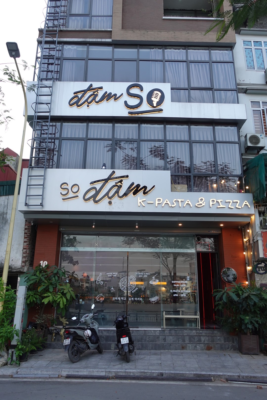 Tổ hợp So đậm - Cafe, K Pasta & Pizza – Không gian quán