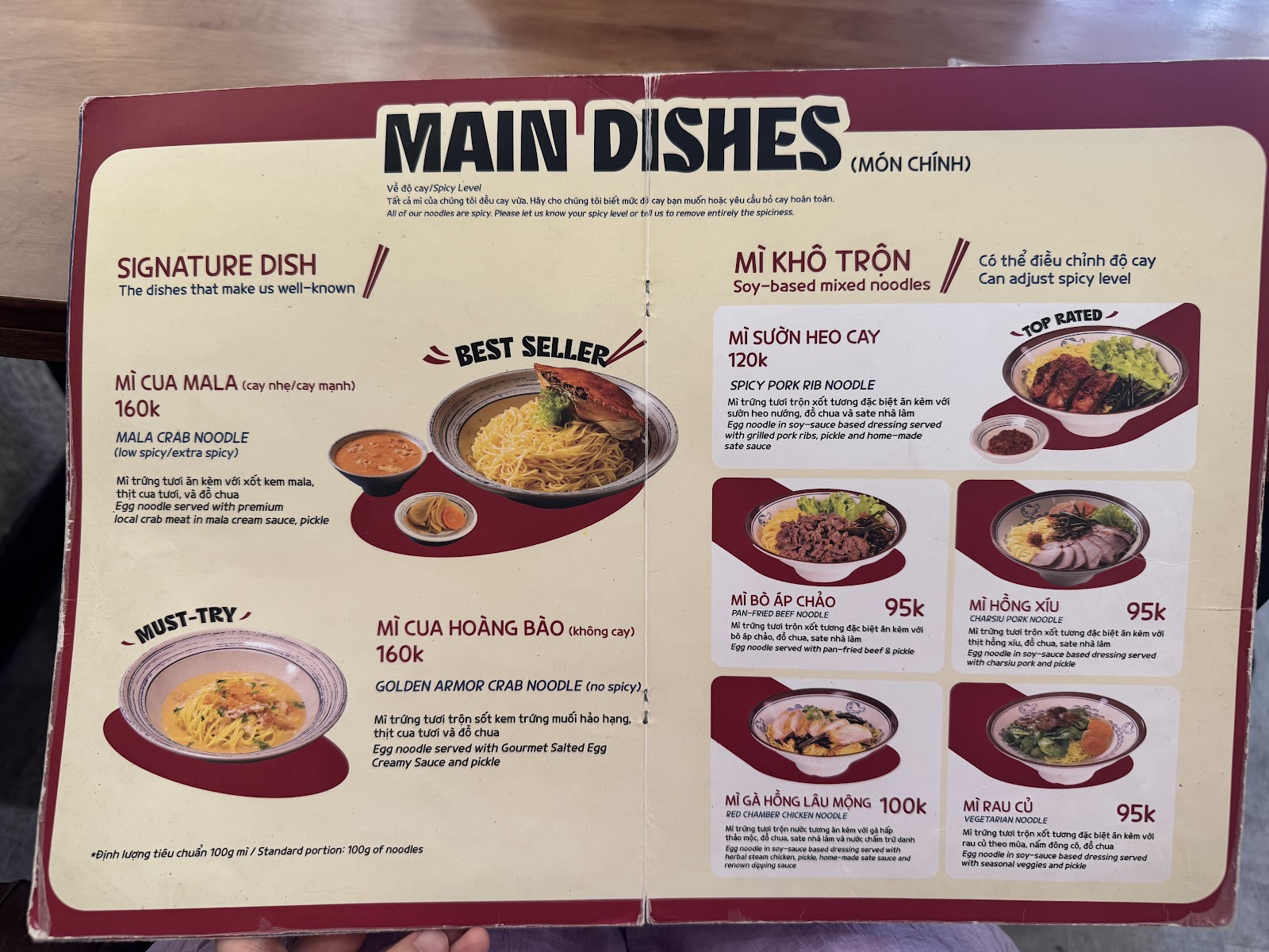 yumMI - The Boutique Noodle House – Menu của quán